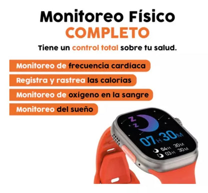 COMBO "RELOJ WATCH X8 ULTRA + AUDIFONOS IN EAR + POWER BANK"