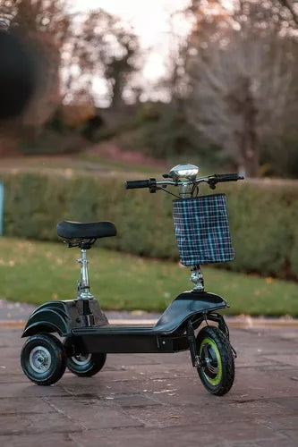 Scooter Eléctrico Monopatín con Asiento